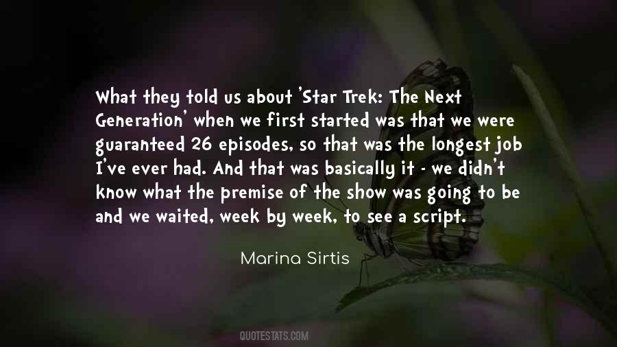 Quotes About Star Trek #1038049