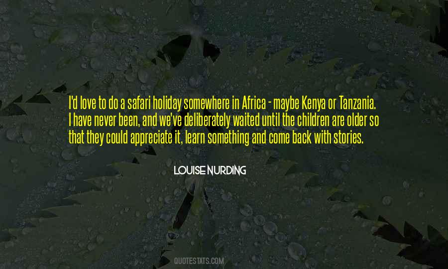 I Love Africa Quotes #1243597