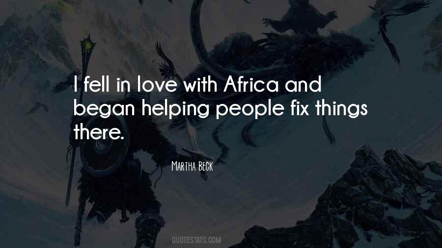 I Love Africa Quotes #795324