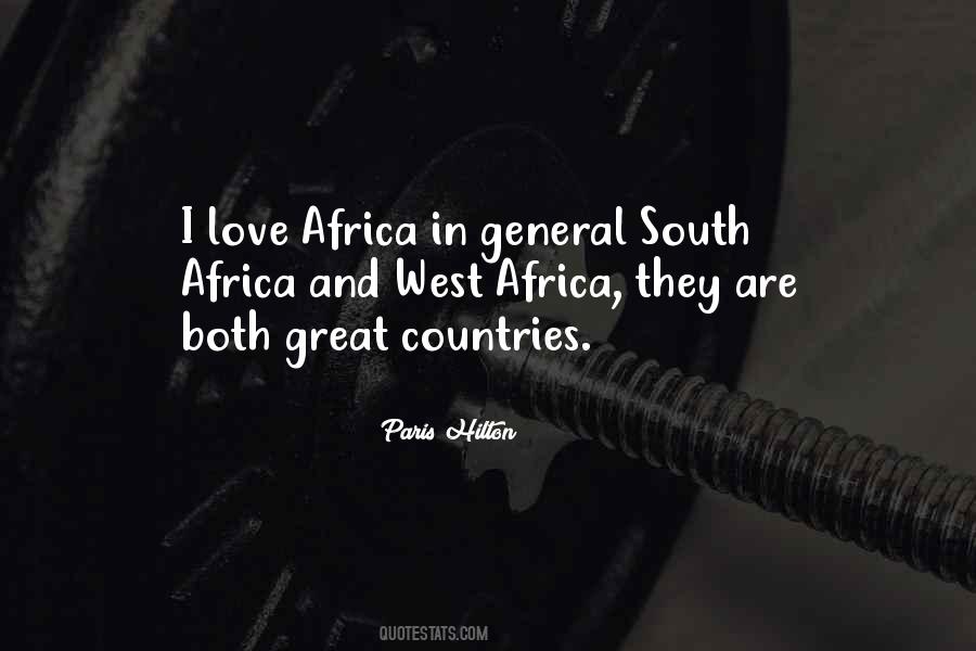 I Love Africa Quotes #899384