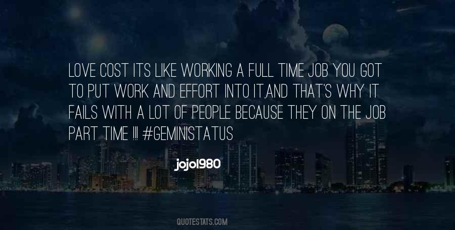 Quotes About Working Part Time #1771491