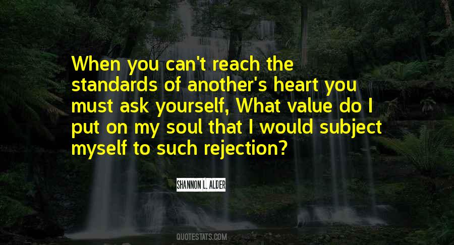 Quotes About Rejection Love #1419713