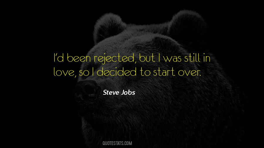 Quotes About Rejection Love #1597501