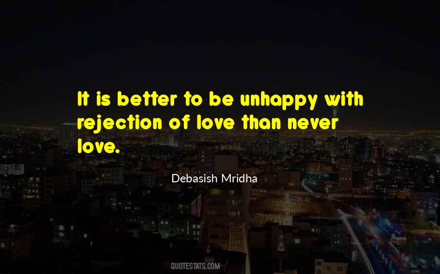 Quotes About Rejection Love #278251