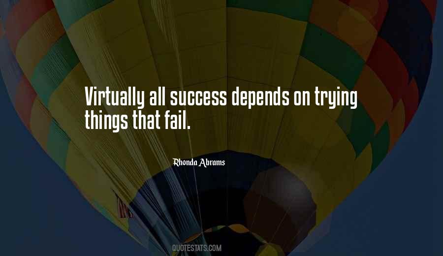 Quotes About Trying Things #330771