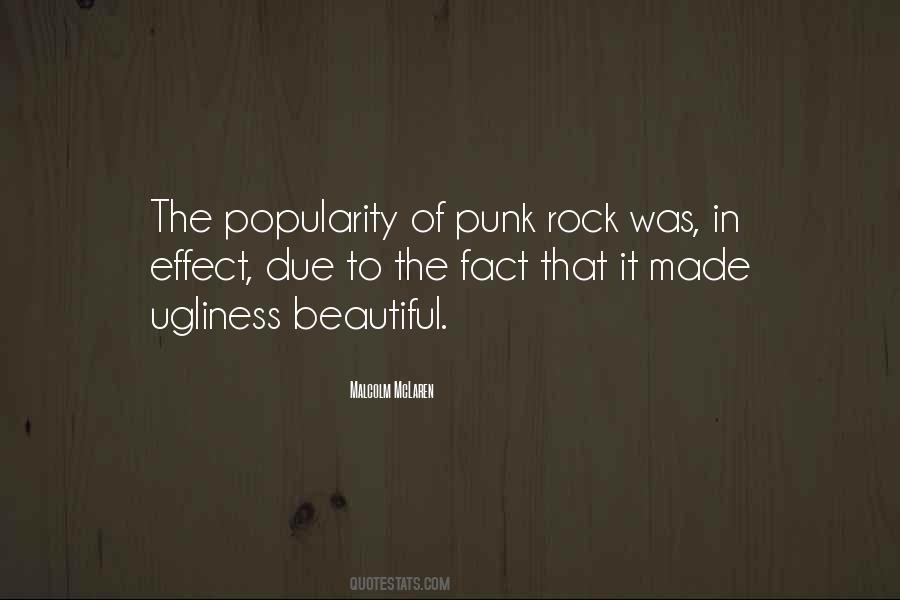 Quotes About Punk Rock #1308314