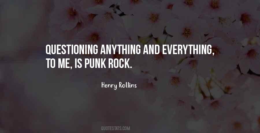 Quotes About Punk Rock #1639750