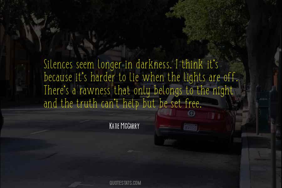 Night When The Lights Quotes #158691