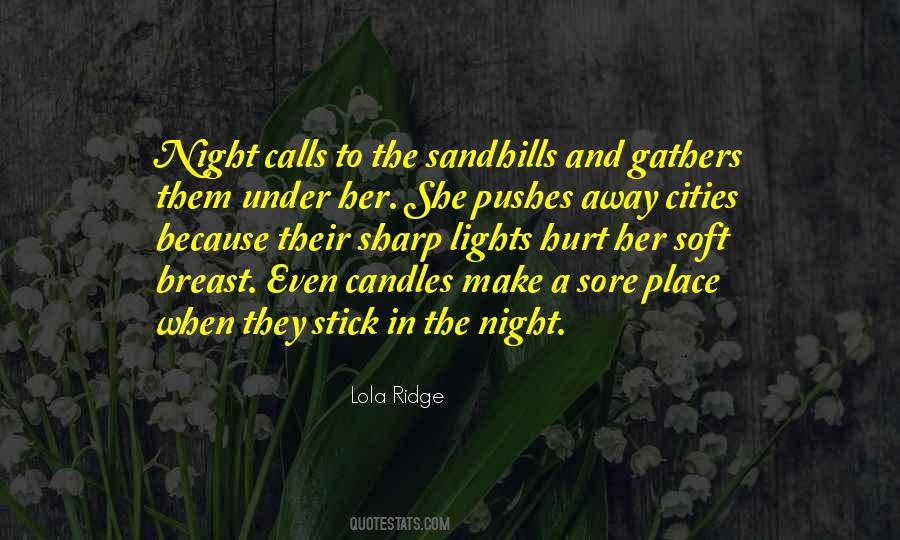 Night When The Lights Quotes #270559