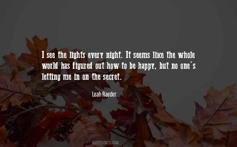 Night When The Lights Quotes #460372