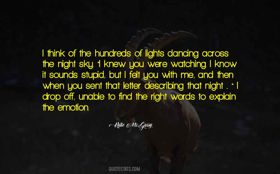 Night When The Lights Quotes #950833