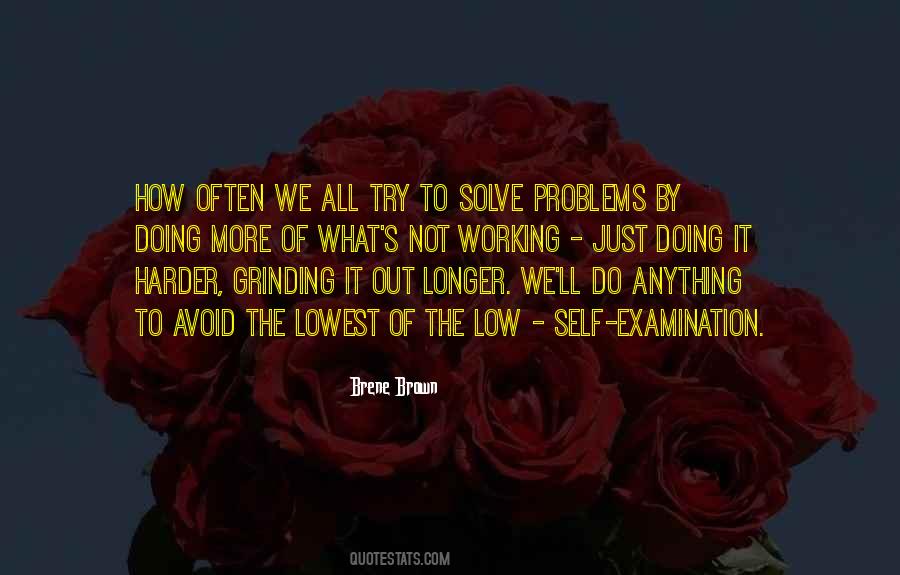 Quotes About Working Out Problems #1205950