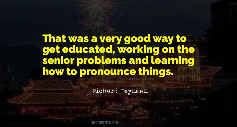 Quotes About Working Out Problems #664026