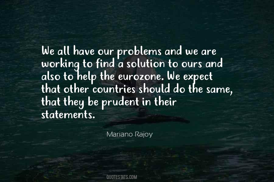Quotes About Working Out Problems #735843
