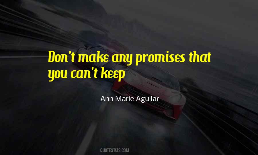 Quotes About Promises #1647186