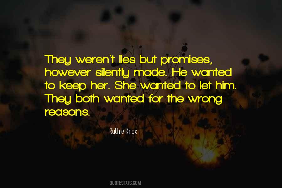 Quotes About Promises #1658142