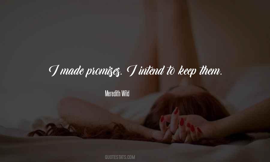 Quotes About Promises #1682923