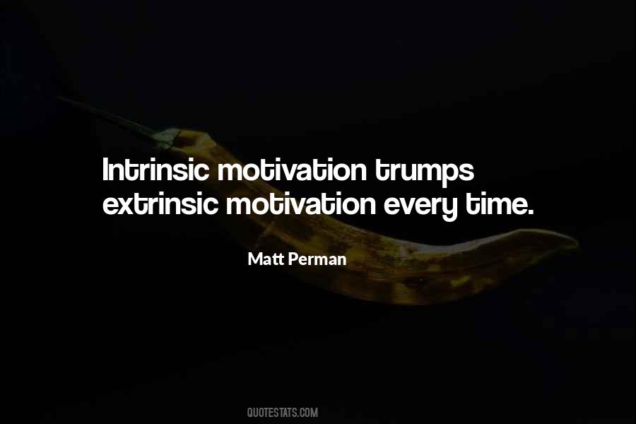 Quotes About Extrinsic Motivation #1171398