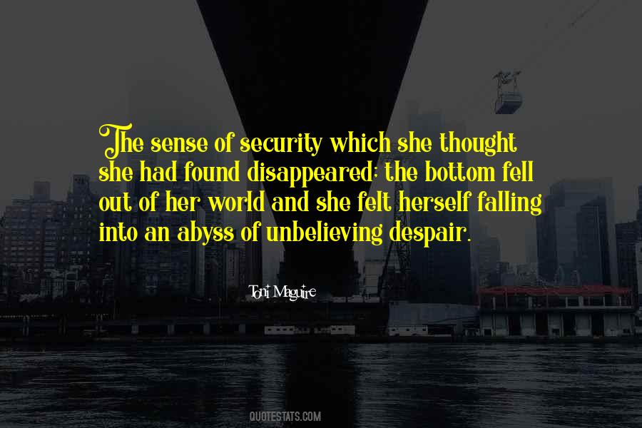 Quotes About Sense Of Security #121465