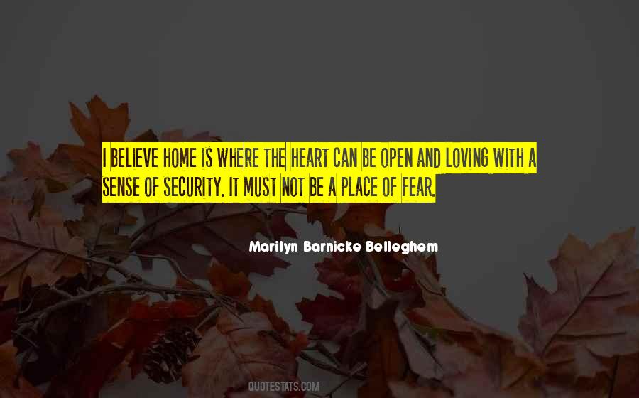 Quotes About Sense Of Security #448077
