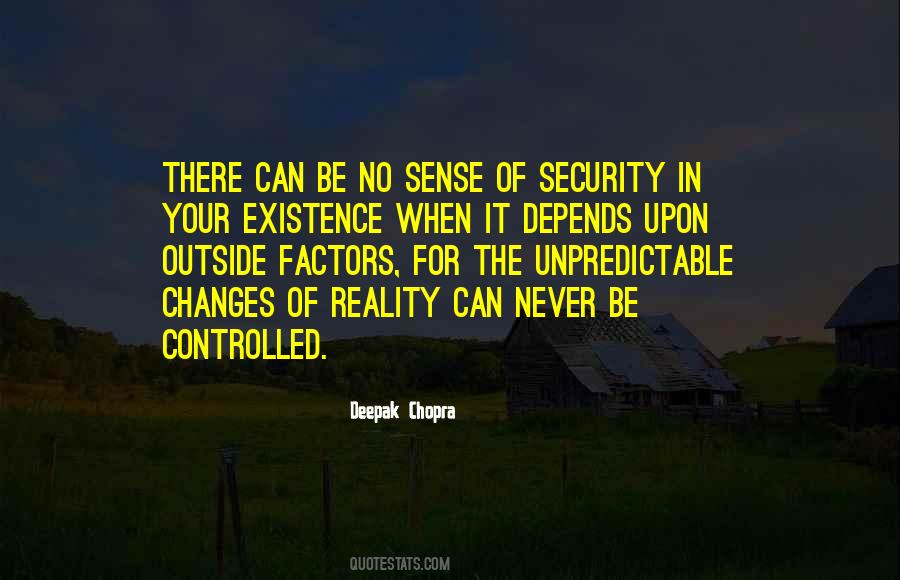 Quotes About Sense Of Security #767307