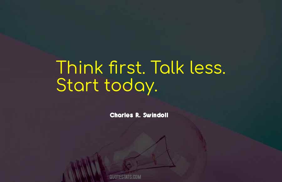 Think First Quotes #1681002