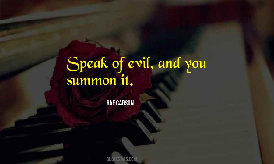 Summon Evil Quotes #41544