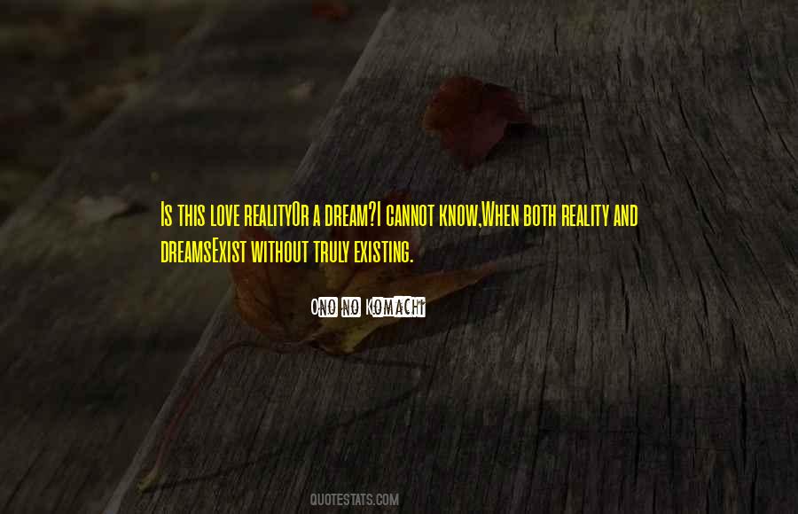 Love Or Dream Quotes #37771