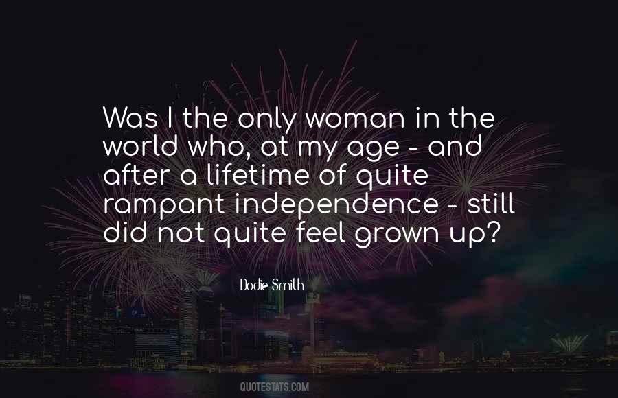 Quotes About Grown Woman #740068