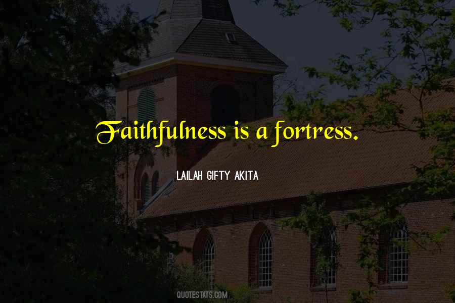 A Fortress Quotes #160606