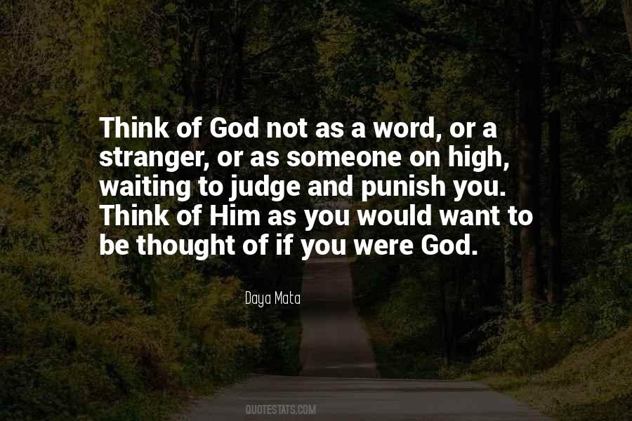 Quotes About God As Judge #1221603