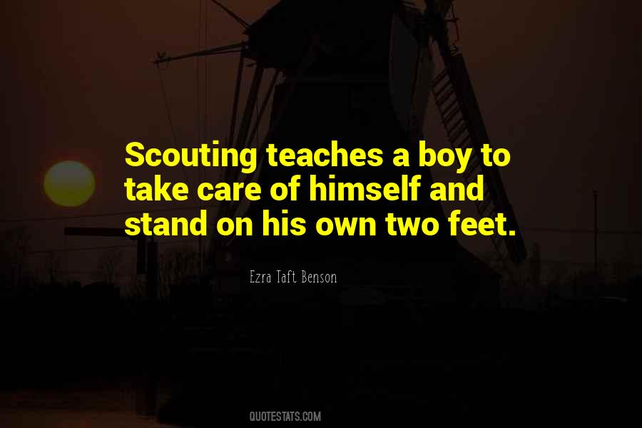 Quotes About Boy Scouting #256450