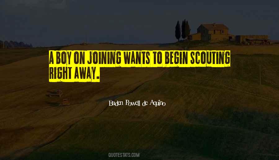 Quotes About Boy Scouting #277012