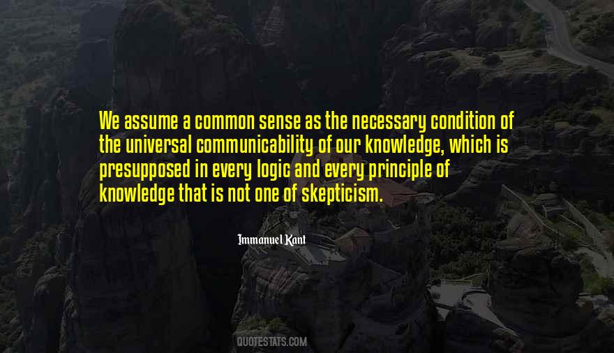 Quotes About Logic And Common Sense #1197381