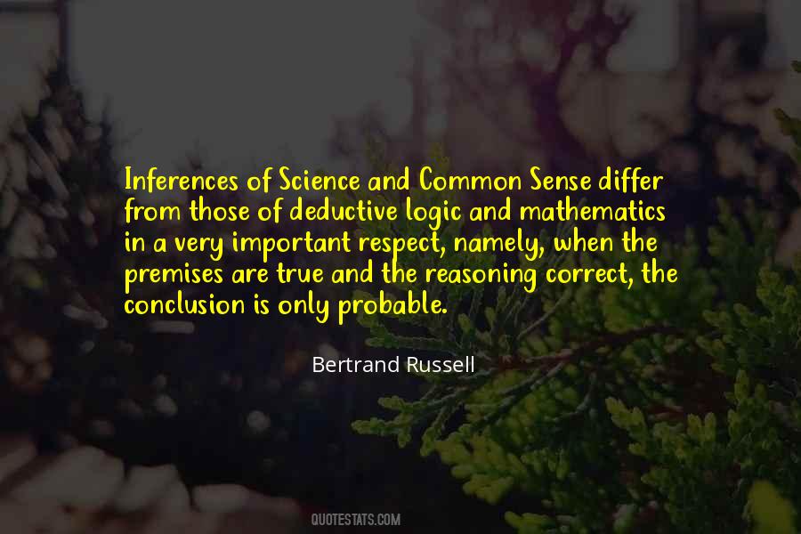 Quotes About Logic And Common Sense #1792205