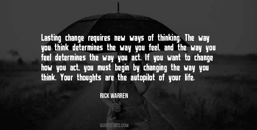 Quotes About Change The Way You Think #1357834