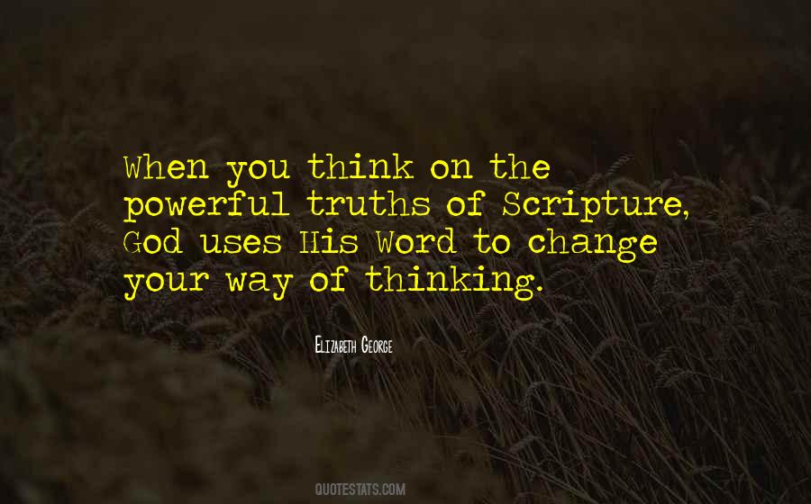 Quotes About Change The Way You Think #267059