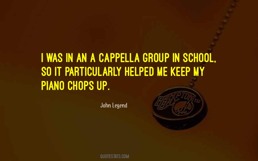 Quotes About A Cappella #1257329