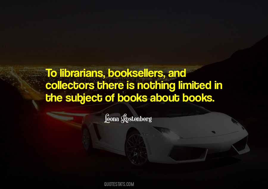 Quotes About Booksellers #1598912