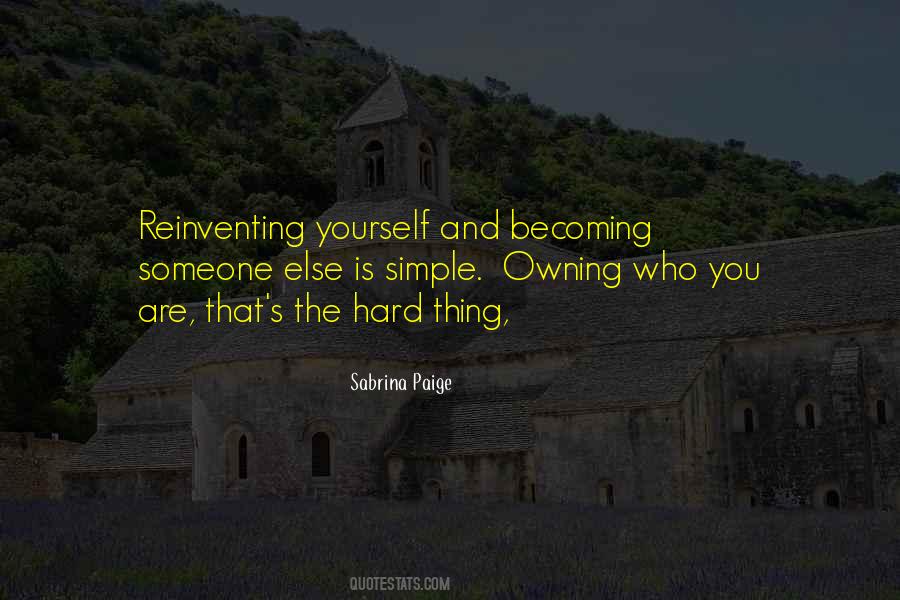Quotes About Owning Who You Are #373871