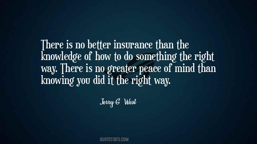 Quotes About No Peace Of Mind #1324044