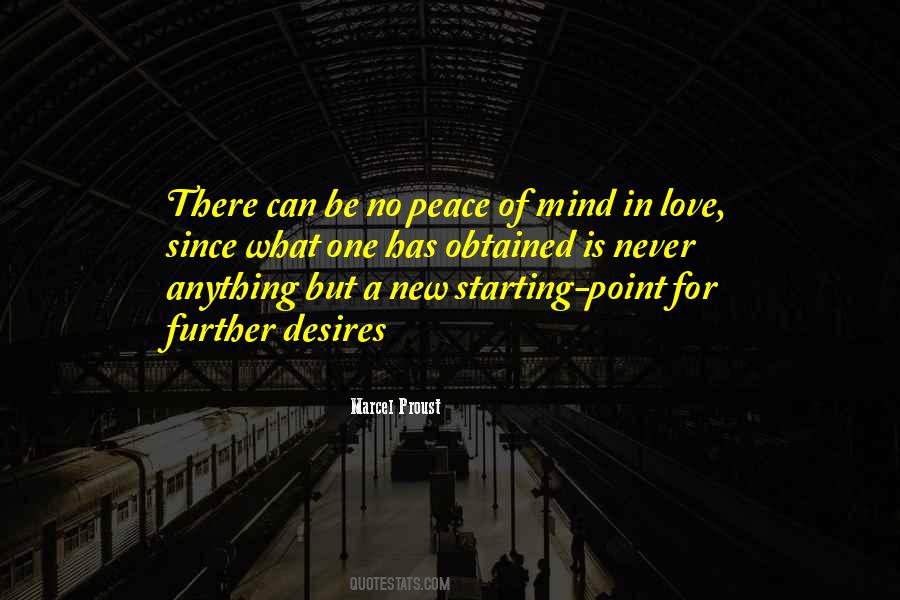 Quotes About No Peace Of Mind #1584135