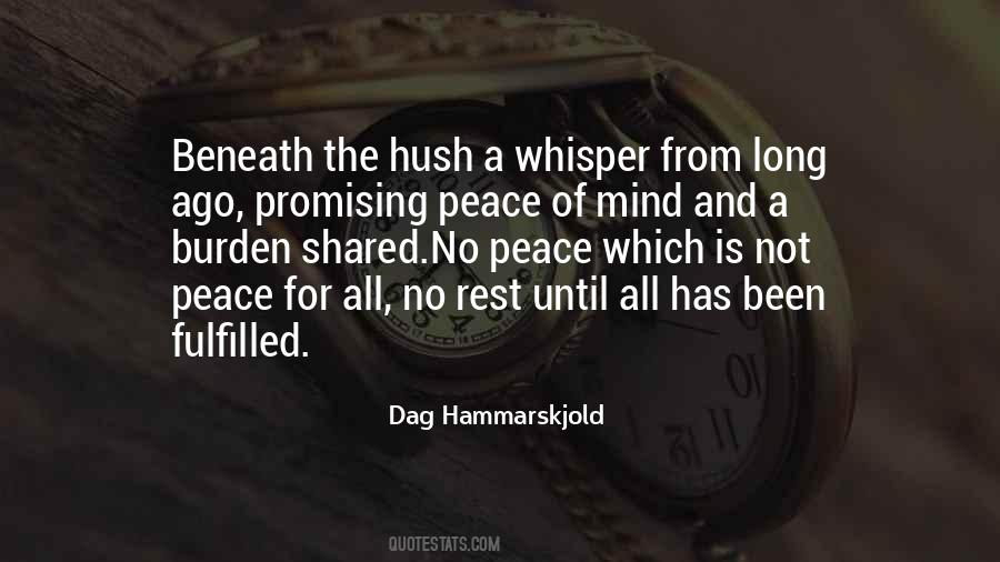 Quotes About No Peace Of Mind #384886