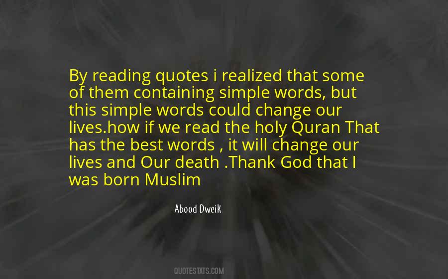 Quotes About The Holy Quran #1819478