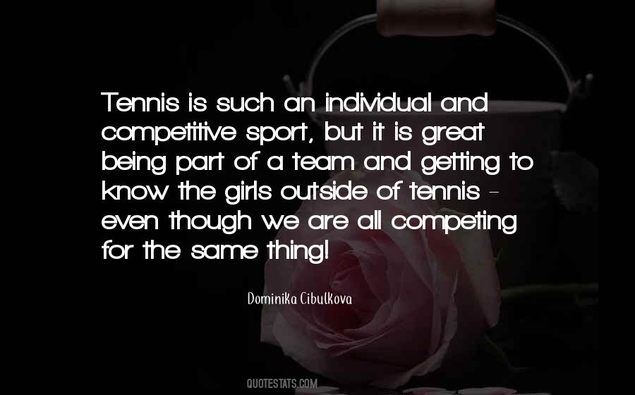 Quotes About Competing In Sports #172700