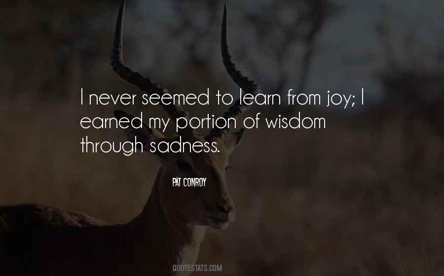 Quotes About Joy And Sadness #170764