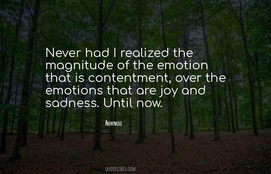 Quotes About Joy And Sadness #1852148