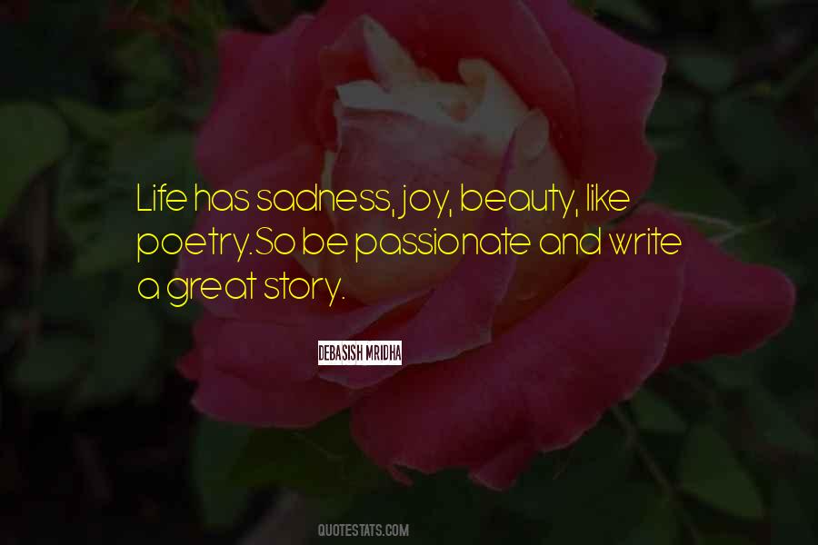 Quotes About Joy And Sadness #83289