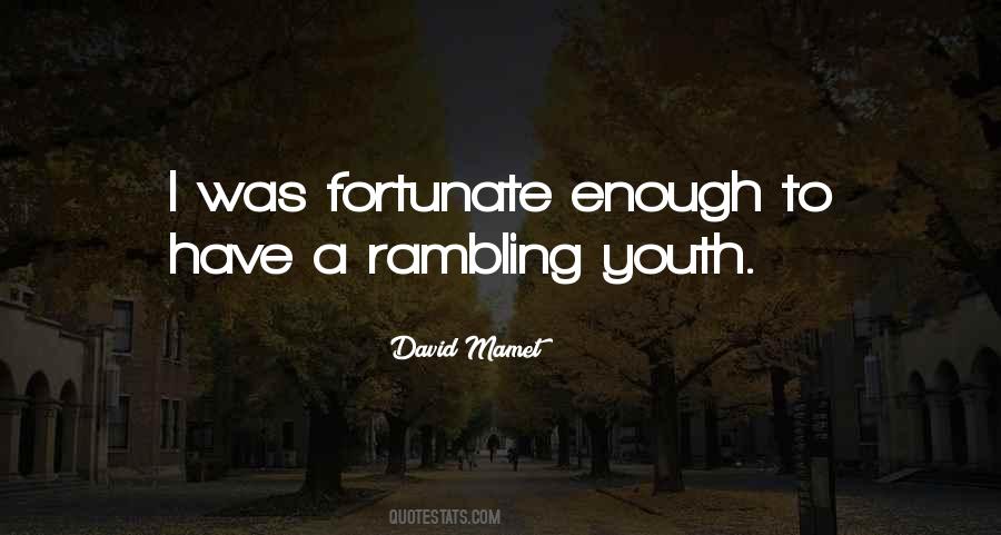 Quotes About Rambling #1448255