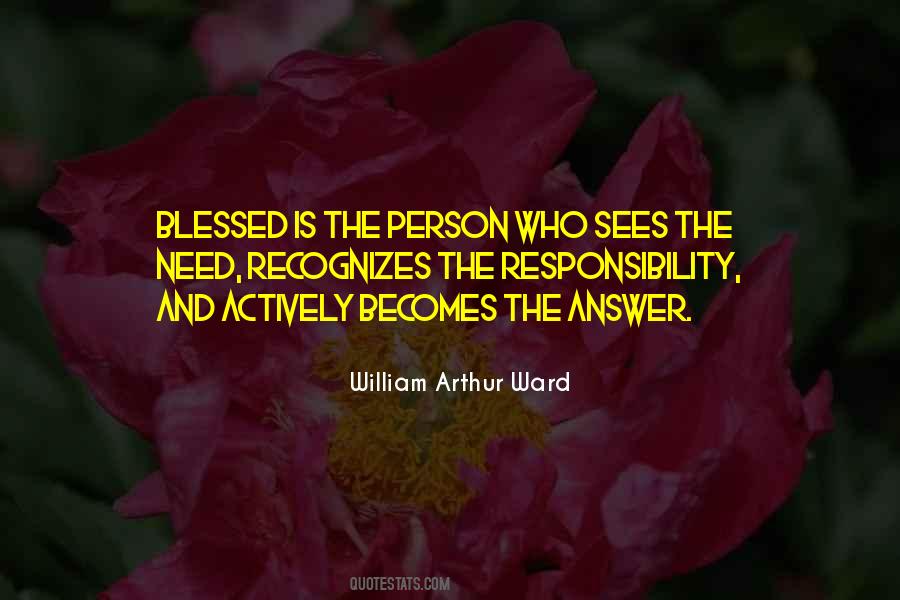Quotes About Blessed Person #1288558
